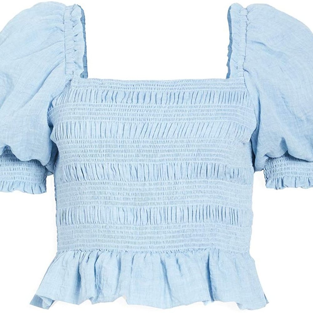 COPY - English Factory Smocked Square Neck Top
